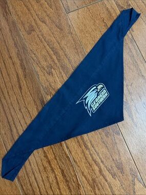GA Southern Logo 100% cotton Blue Dog Bandanna - used